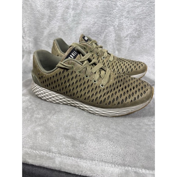 No Bull Perforated Olive Running Shoes Mens‎ 7.5 Womens 9 CrossFit Walking Run main image 10